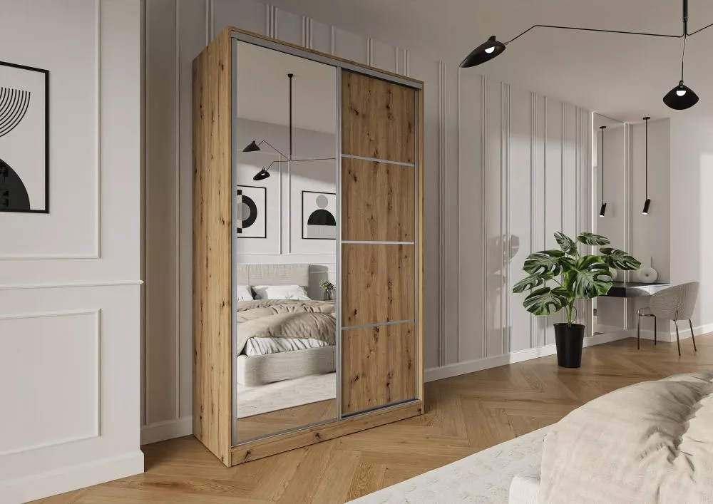 Skapis Trend 6 · Ozols artisan · 150 × 60 × 245 cm