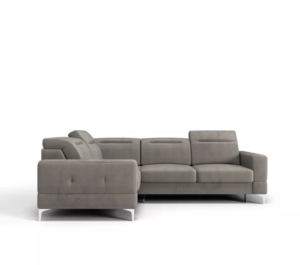 Dīvāns Malibu standard · Pelēks · 185 × 250 × 90 cm