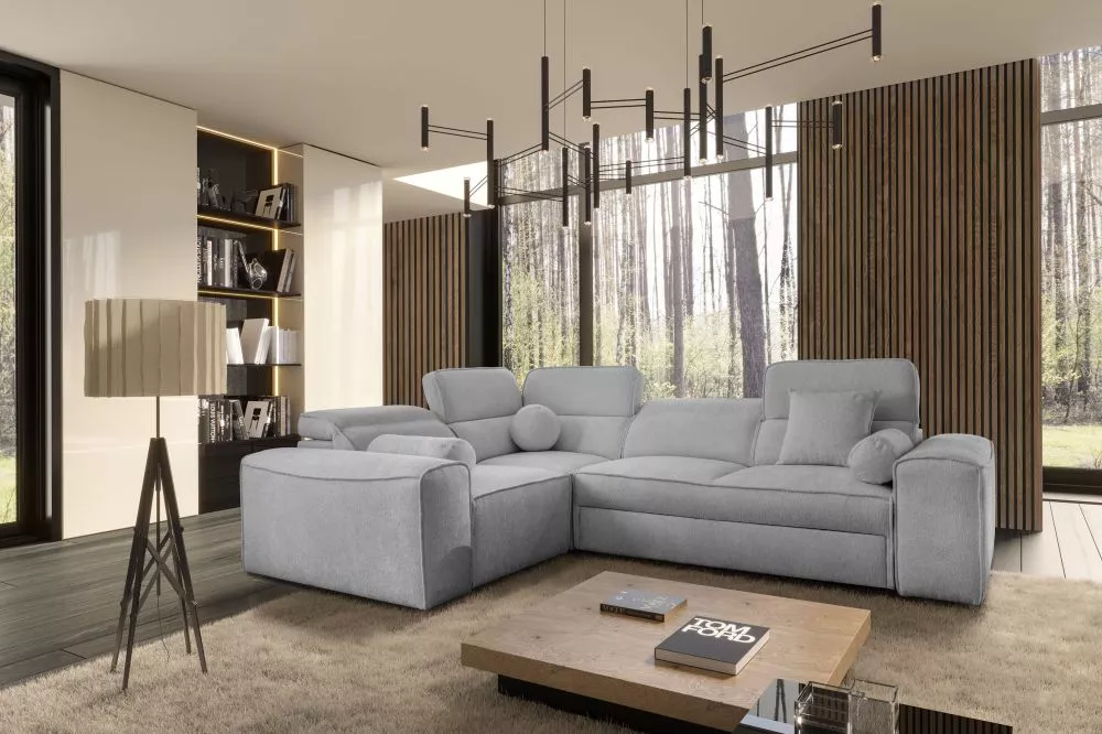 Dīvāns Viteo 2 Standard · Pelēks · 205 × 276 × 70 cm