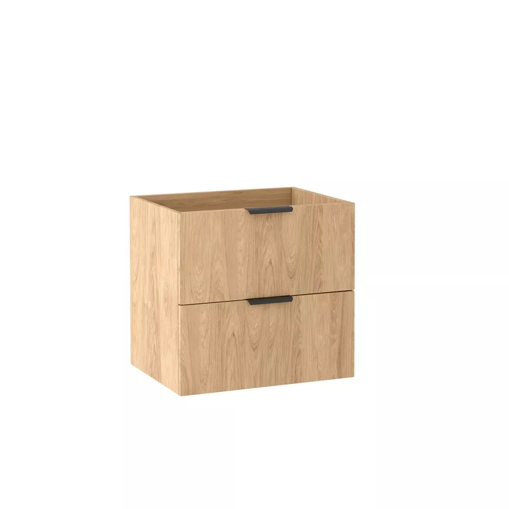 Vannas istabas skapītis Luna 60 · Ozols hikora · 60 × 57 × 45.8 cm