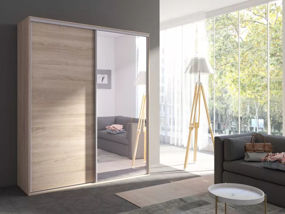 Skapis Grande 204-1 · Sonoma · 204 × 62 × 244 cm