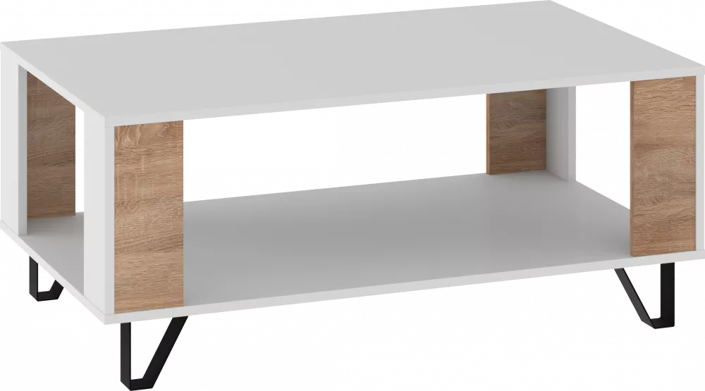 Žurnālgalds Boss BOS-05 Korpusa krāsa: balts, · 110 × 65 × 46 cm