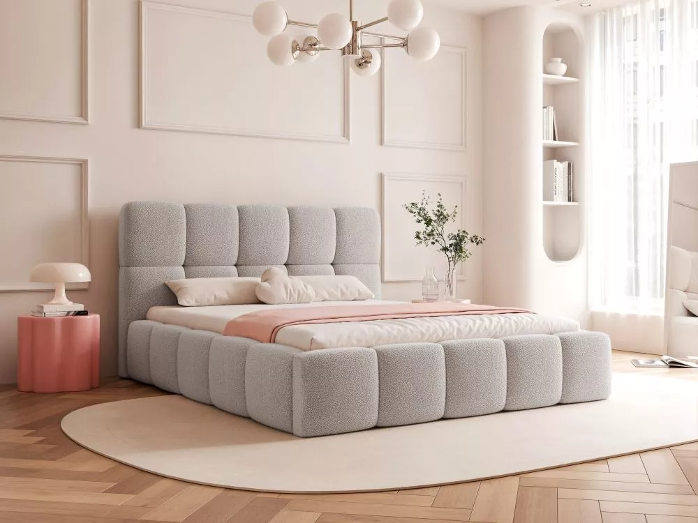 Gulta Cloud Standard ar stelāžām Guļamvietas platums: 120 cm, Guļamvietas garums: 200 cm, stelāžas tips: koka, · Gaiši p