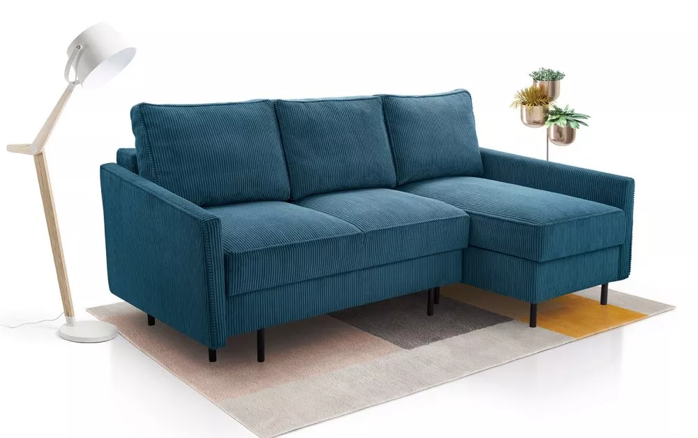 Dīvāns Robin Corner Standard · Zila · 137 × 220 × 110 cm