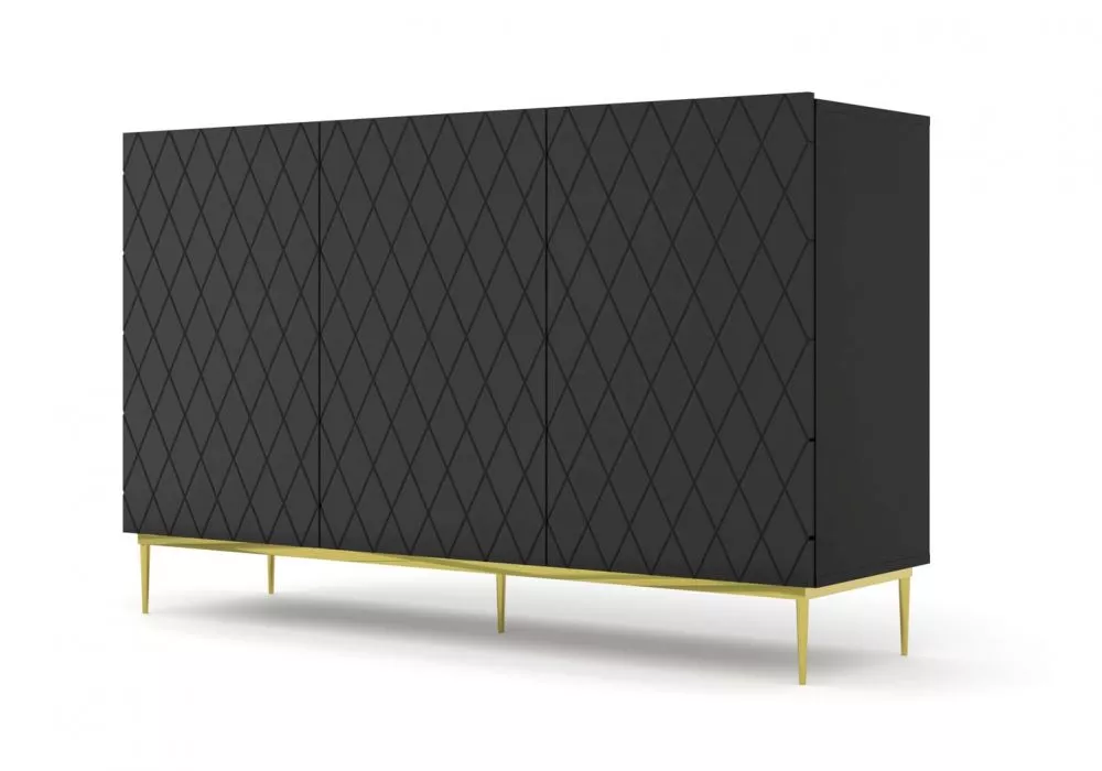 Kumode Diuna Gold 01 · 145 × 40 × 99 cm
