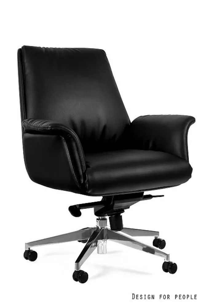 Datorkrēsls Apus Low Sēdvietas platums: 48 cm, · Melns · 70 × 70 × 100 cm