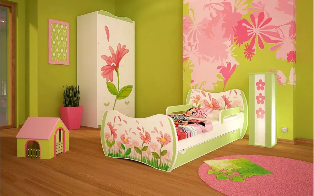 Bērnu gulta Dream L04 160x80 DM16 ar stelāžu Guļamvietas platums: 80 cm, Guļamvietas garums: 160 cm, · 104 × 164 × 71 cm
