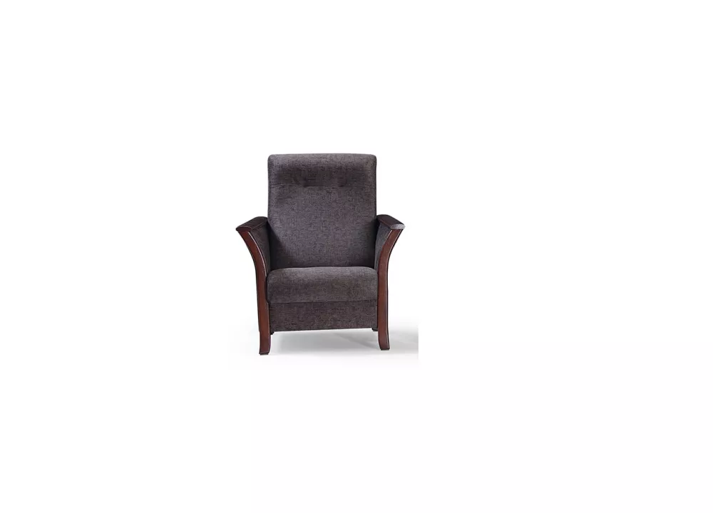 Mīksts krēsls Roko 1S Premium Standard Sēdvietas dziļums: 48 cm, · Brūns · 80 × 80 × 95 cm