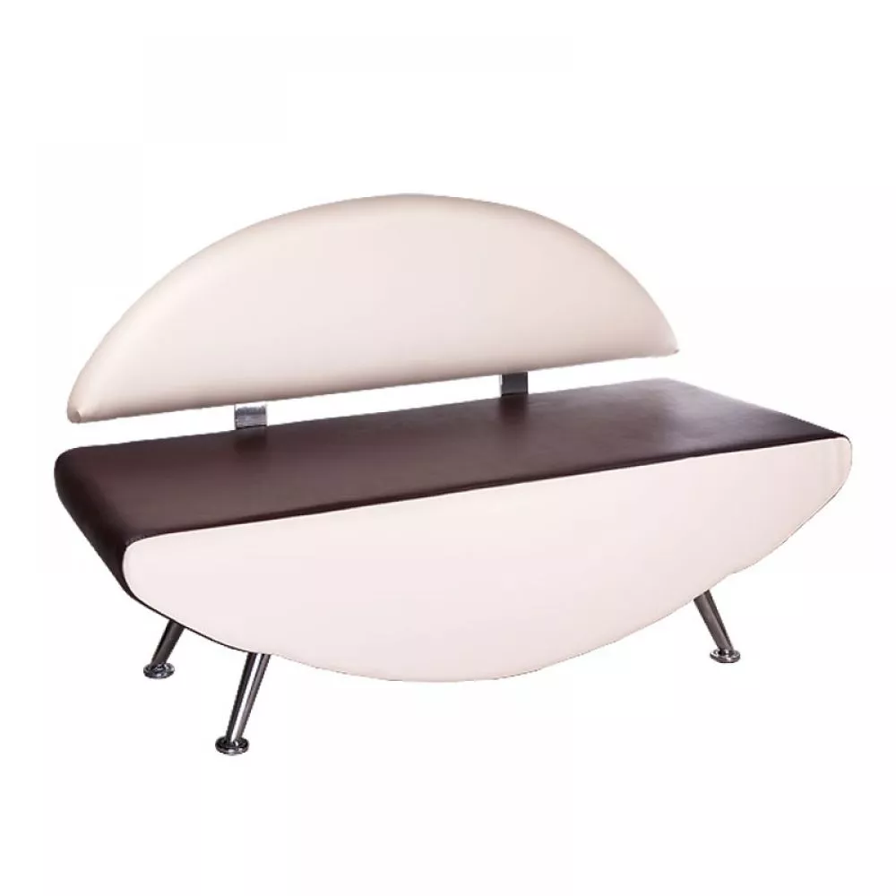 Dīvāns BD-6710 · Krēms + brūns · 52 × 138 × 84 cm