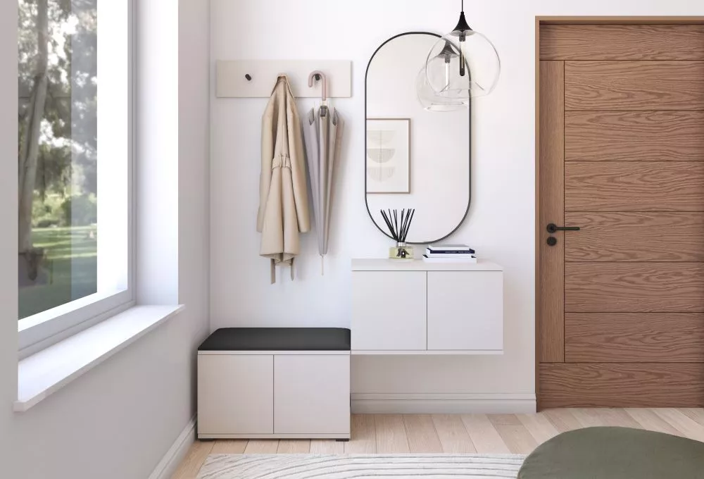 Apavu plaukts Bianco 7 Trinity Korpusa krāsa: kašmīra, · 140 × 40 cm