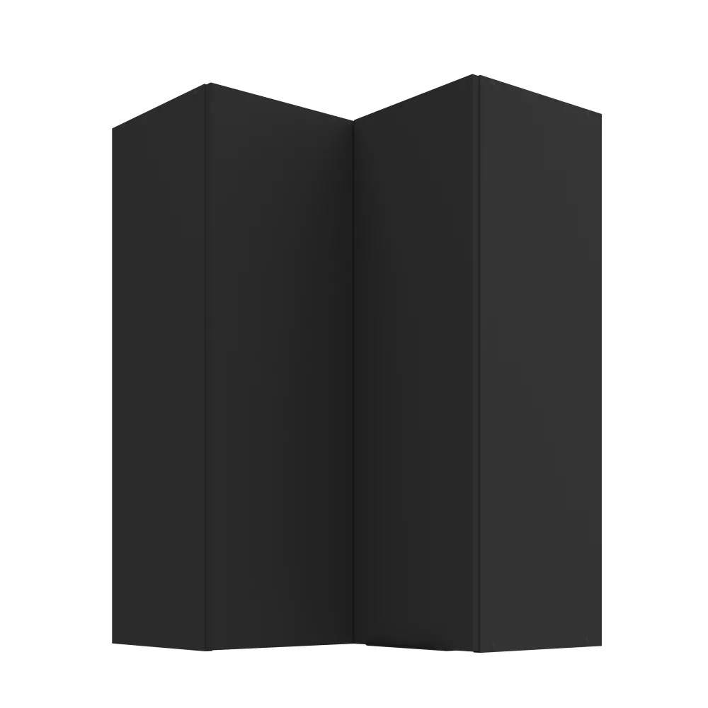 Virtuves skapis Aria Black 60x60 GN-90 2F