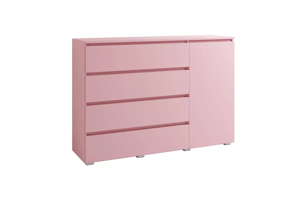 Kumode Cosmo C05 · Gaiši rozā · 138 × 41 × 97 cm