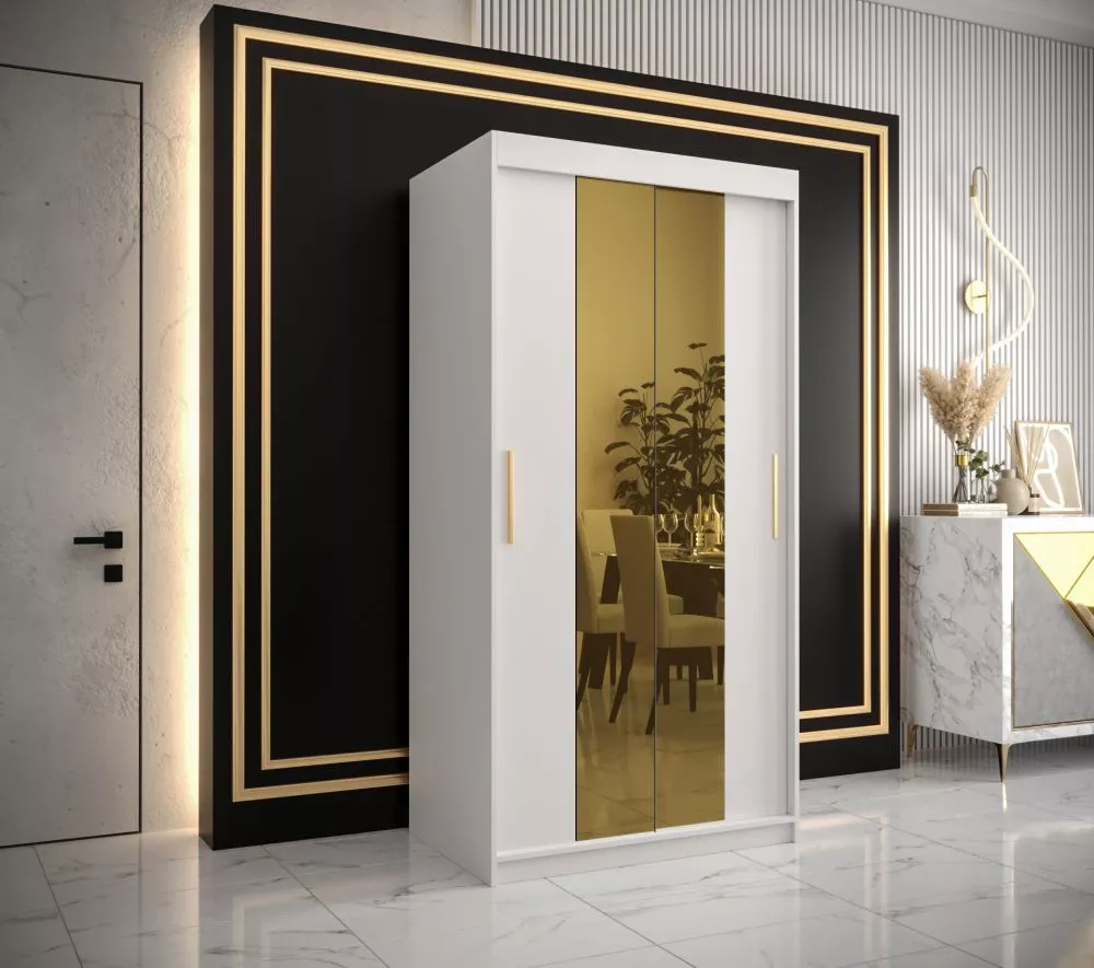 Skapis Golden T1 · Balts · 100 × 62 × 200 cm