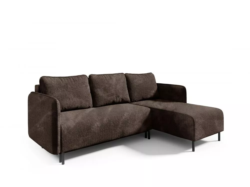 Dīvāns Brikue L Standard · Tumši brūns · 162 × 236 × 90 cm