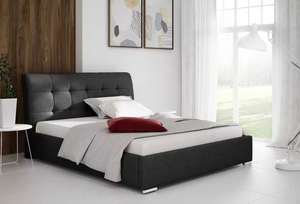 Gulta Amber Premium standard ar stelāžu Guļamvietas platums: 180 cm, Guļamvietas garums: 200 cm, stelāžas tips: metāla, 