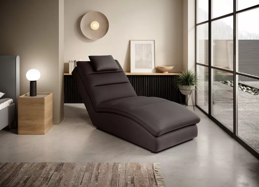 Mīksts krēsls Taco Standard Sēdvietas dziļums: 117 cm, · Tumši brūns · 85 × 170 × 95 cm