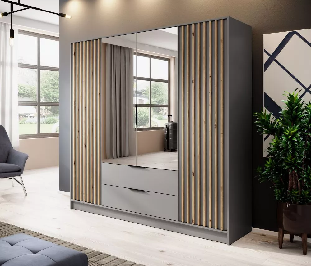 Skapis Nelly Premium Lamela · 205 × 51 × 200 cm