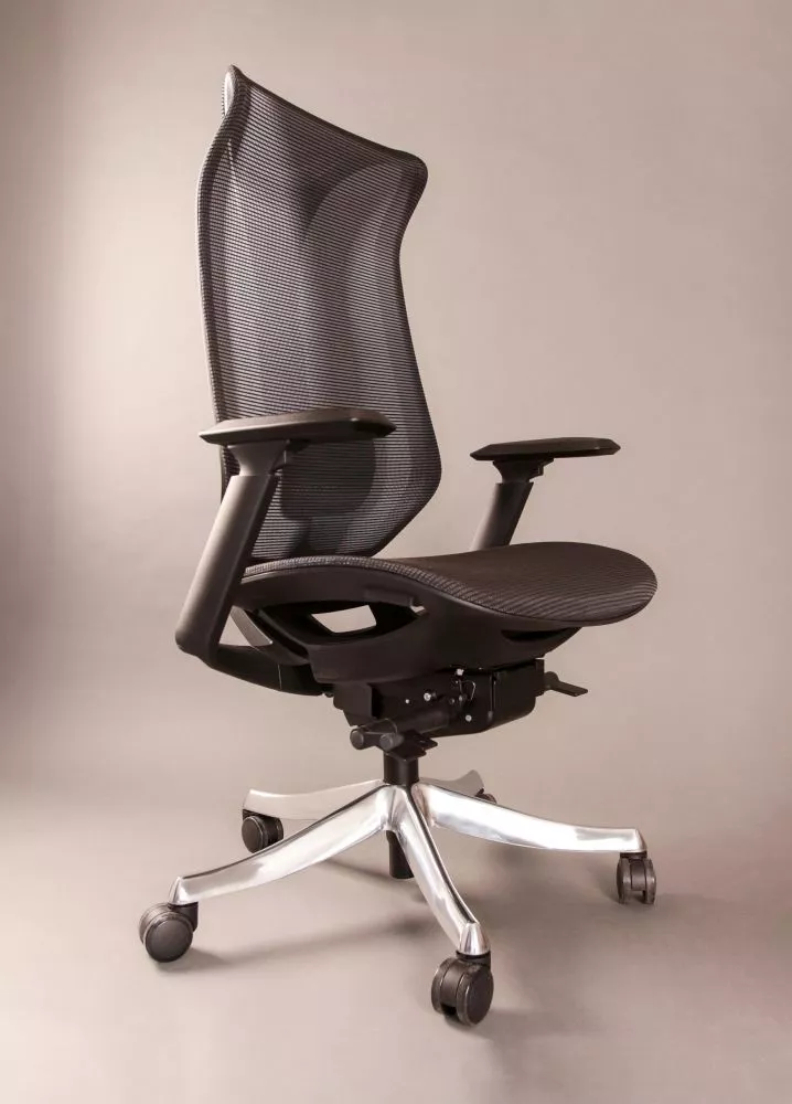 Datorkrēsls Focus Comfort Sēdvietas platums: 45 cm, · Melns · 70 × 70 × 115 cm