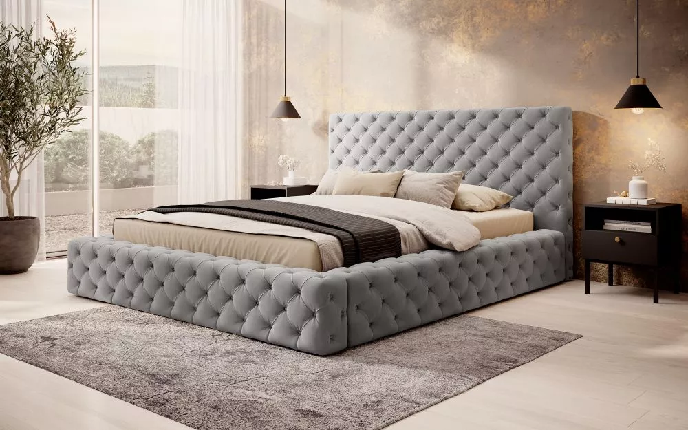 Gulta Princce Premium Standard ar stelāžu Guļamvietas platums: 160 cm, Guļamvietas garums: 200 cm, stelāžas tips: metāla