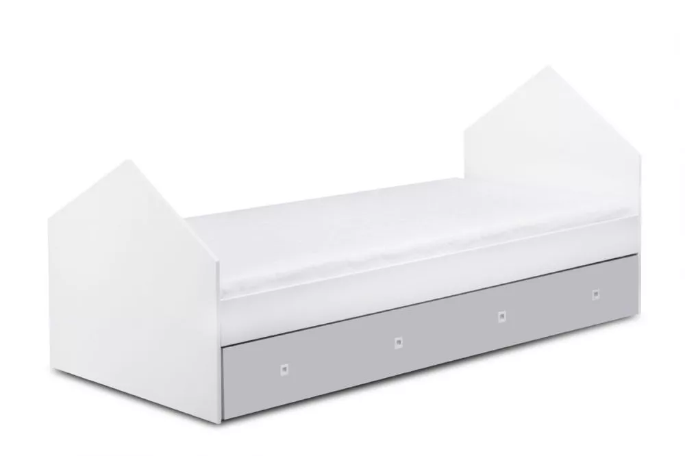 Bērnu gulta Mirum L03 ar stelāžu Guļamvietas platums: 90 cm, Guļamvietas garums: 200 cm, · 93.4 × 207 × 99.6 cm