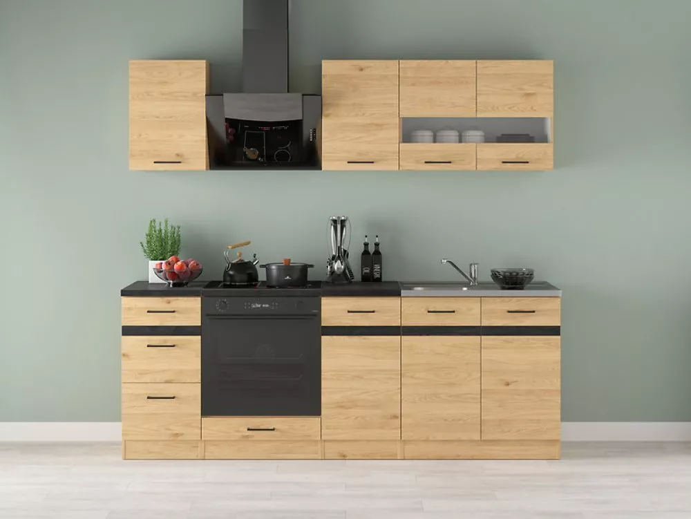Virtuves komplekts Junona Line 220 Premium Materiāls : MDF + LKSP plātne,