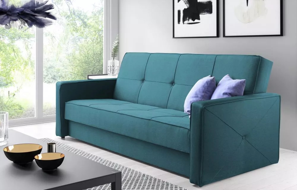 Dīvāns Sofa Bed 146 standard · Tirkīzs · 90 × 210 × 80 cm