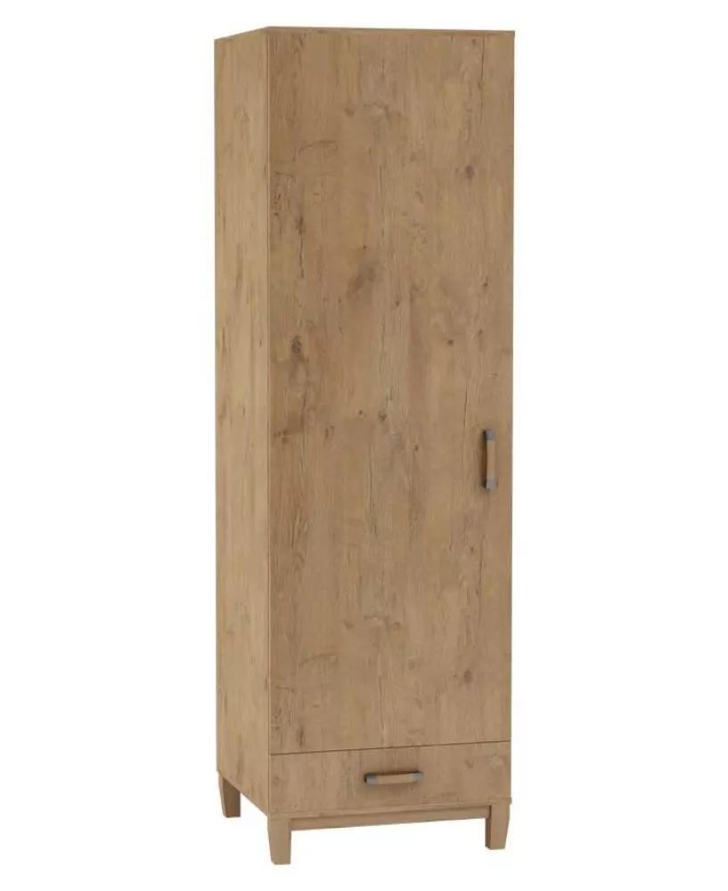 Skapis Tosca TC-SZ1D1S · Ozols lancelots · 65 × 60 × 200 cm