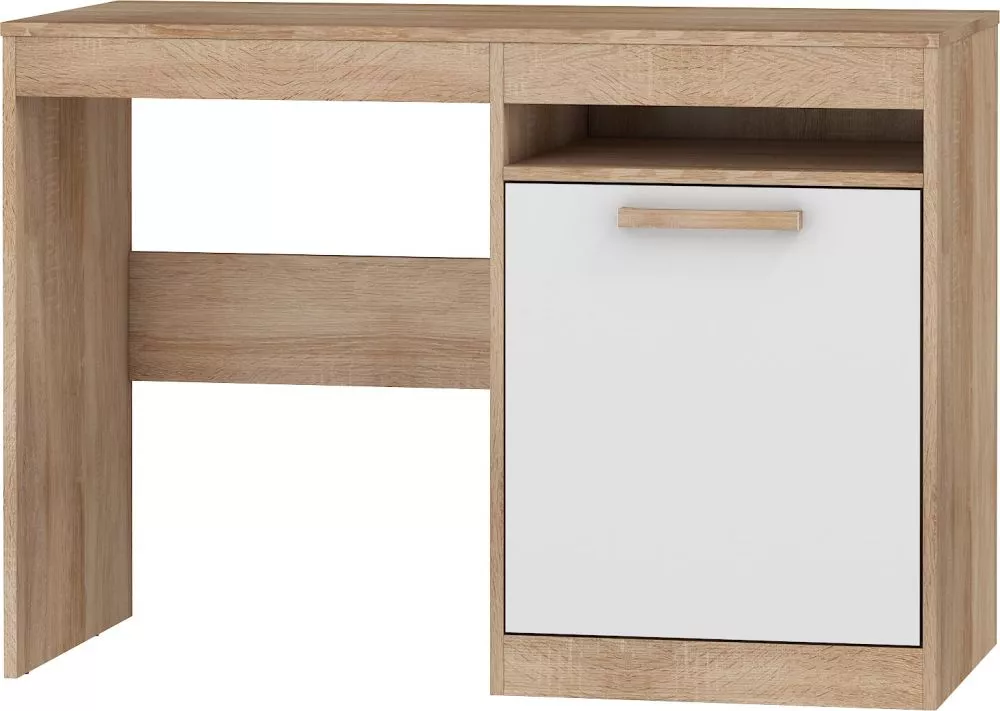Galds Maximus MXS 02 · Sonoma + balts spīdums · 110 × 77 × 50 cm