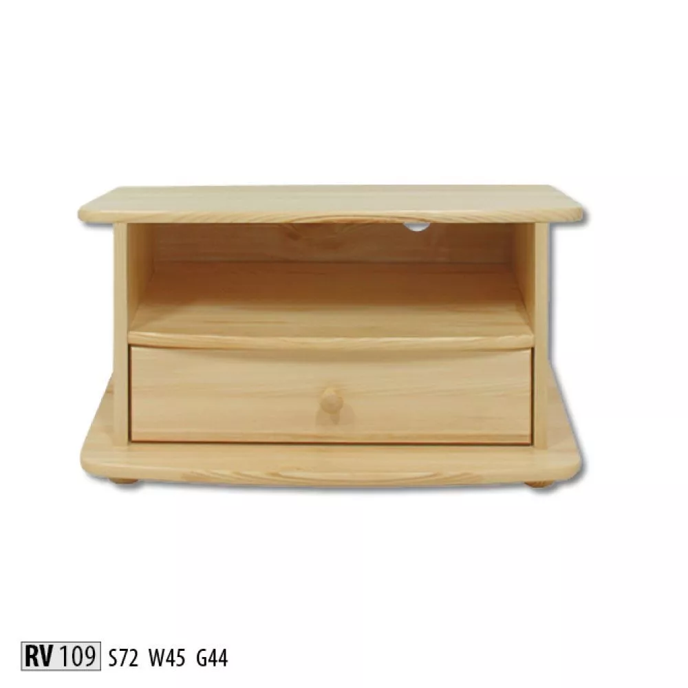 TV tumba RV 109 · Priede · 72 × 44 × 45 cm