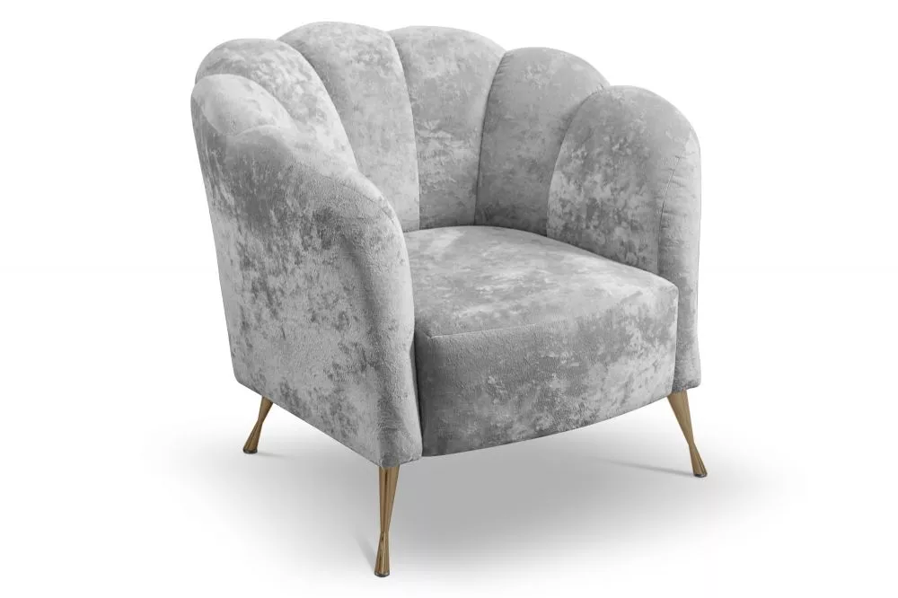 Mīksts krēsls Adria 1S Gold Standard Sēdvietas dziļums: 58 cm, · Gaiši pelēks · 87 × 83 × 78 cm