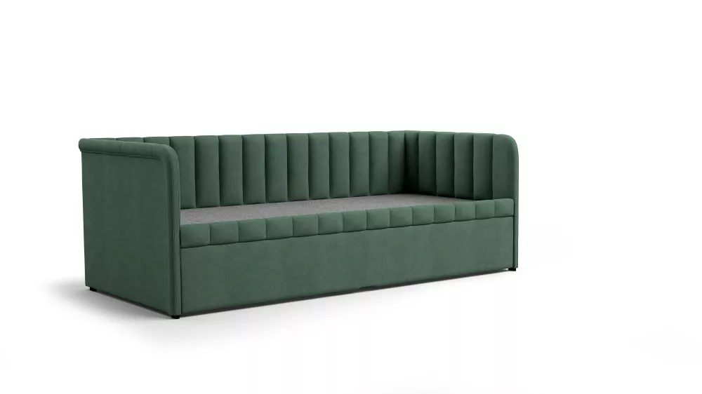 Gulta Nube 90x200 Standard Guļamvietas platums: 90 cm, Guļamvietas garums: 200 cm, · Zaļš · 103 × 212 × 77 cm
