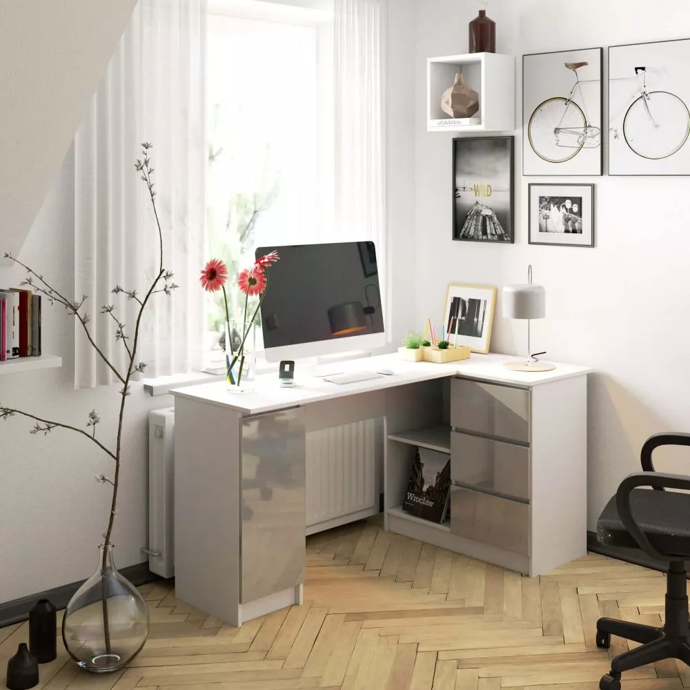 Galds B 20 Right Gloss · 155 × 77 × 85 cm