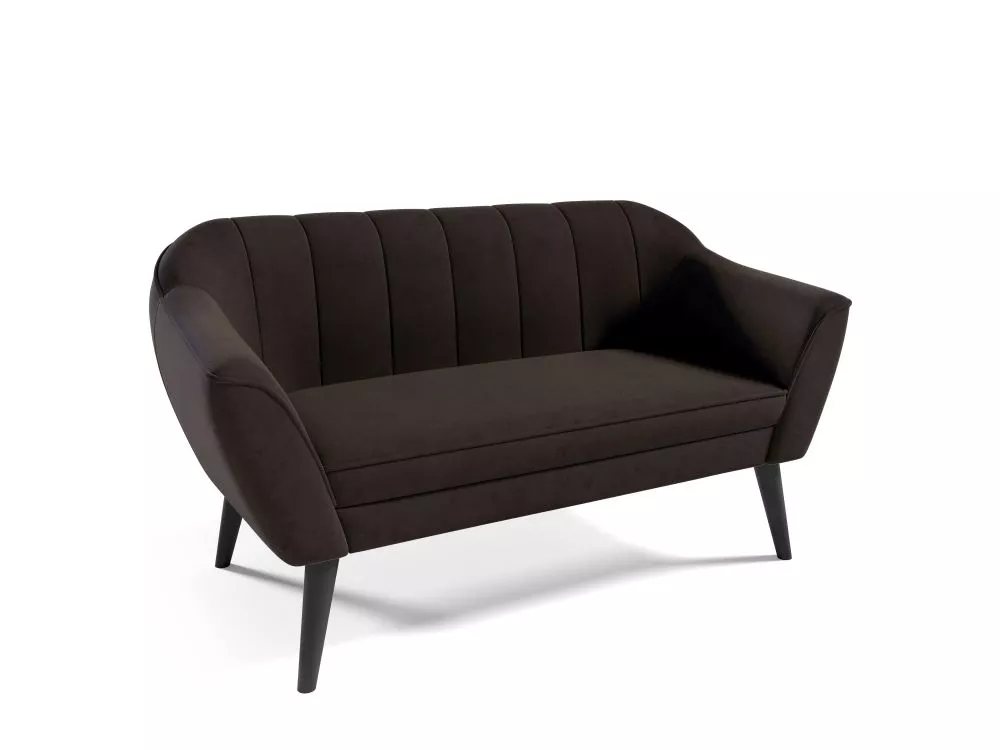 Dīvāns Sofa Merida 184 standard · Tumši brūns · 74 × 140 × 75 cm