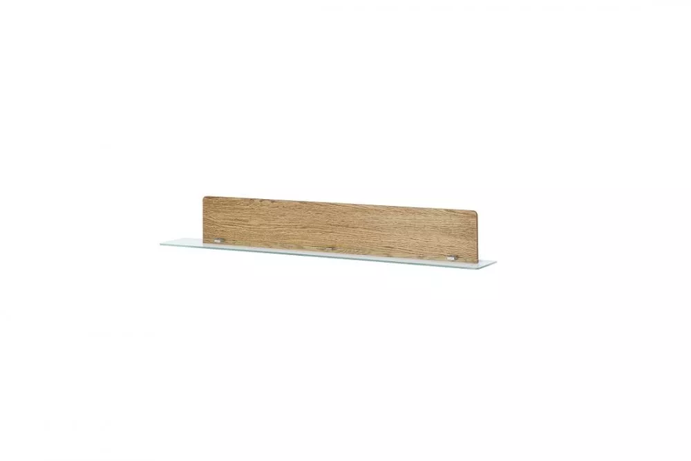 Plaukts Montenegro 35 ar LED · Ozols rustikal · 163 × 23 × 25 cm