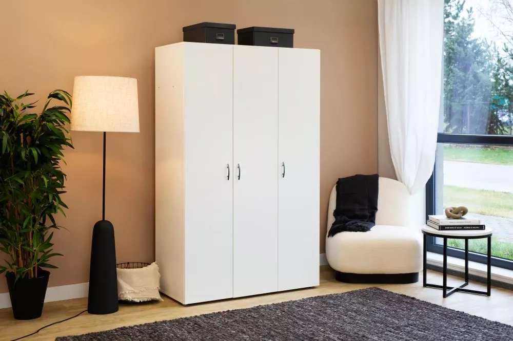 Skapis Basic SZ · Balts · 110 × 52 × 179 cm