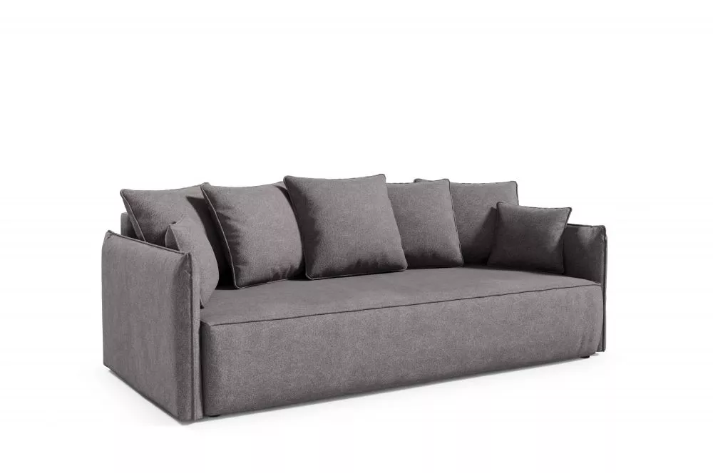 Dīvāns Buklala Standard · Tumši pelēks · 105 × 225 × 85 cm