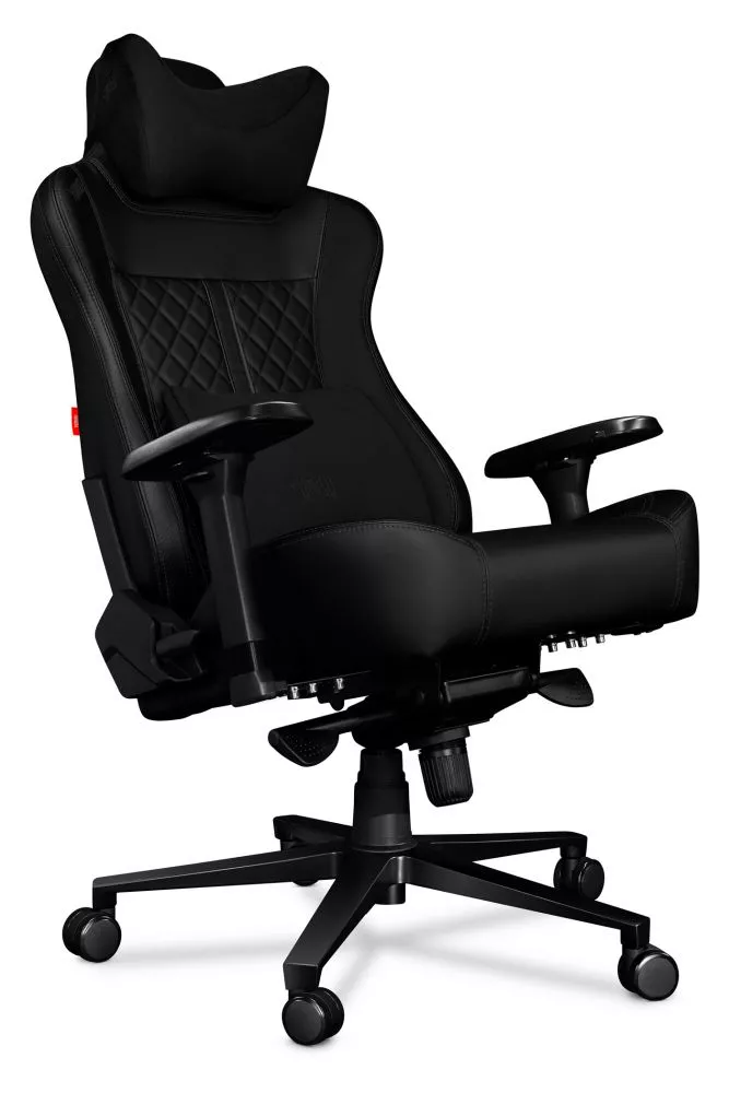 Datorkrēsls Yumisu 2052 Eco Korpusa krāsa: melns, Elementu krāsa: melns, Sēdvietas platums: 60 cm, · 70 × 70 × 133 cm