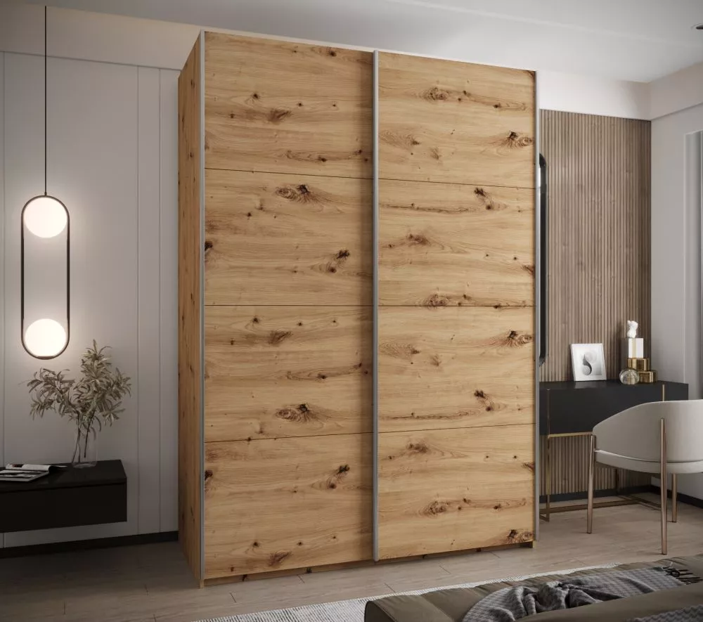 Skapis Lux 1 · Ozols artisan · 170 × 61 × 245.5 cm