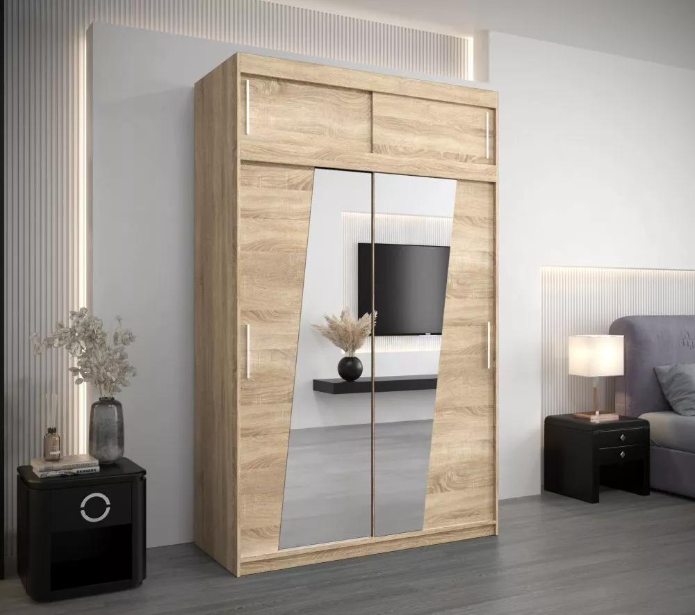Skapis Rhomb Premium · Sonoma · 150 × 62 × 240 cm