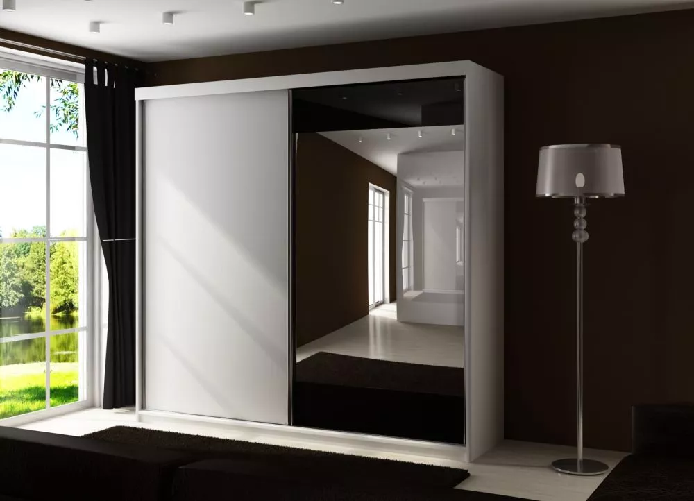 Skapis Top 33 ar LED · Balts · 200 × 62 × 200 cm