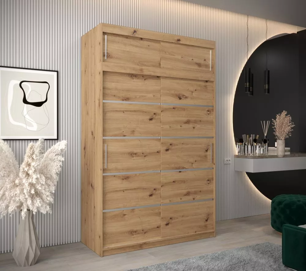 Skapis Verona 1 Premium · Ozols artisan · 150 × 62 × 240 cm