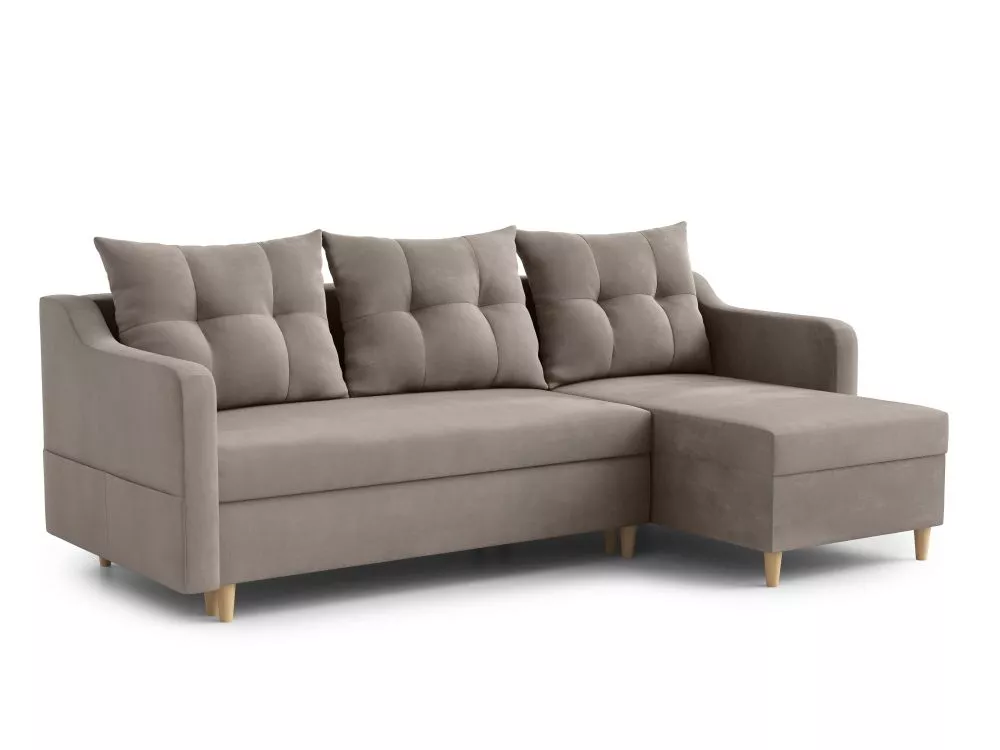 Dīvāns Lii Standard · Gaiši brūns · 146 × 224 × 75 cm