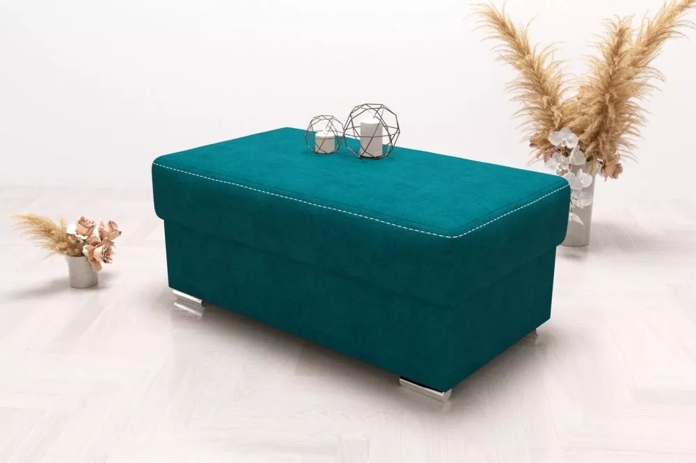 Pufs P Classic standard Auduma numurs: Terra 75, · Tirkīzs · 100 × 42 × 55 cm