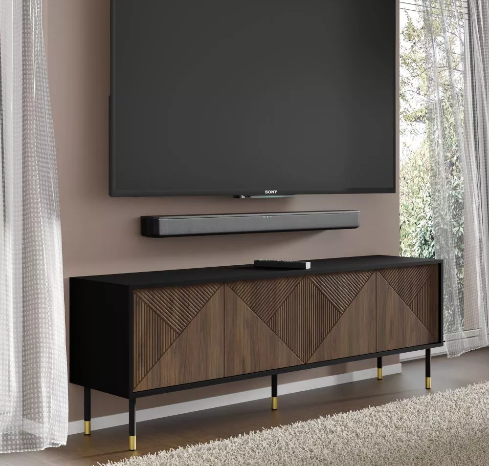 TV tumba Woody RTV 4D · 180 × 40 × 60 cm