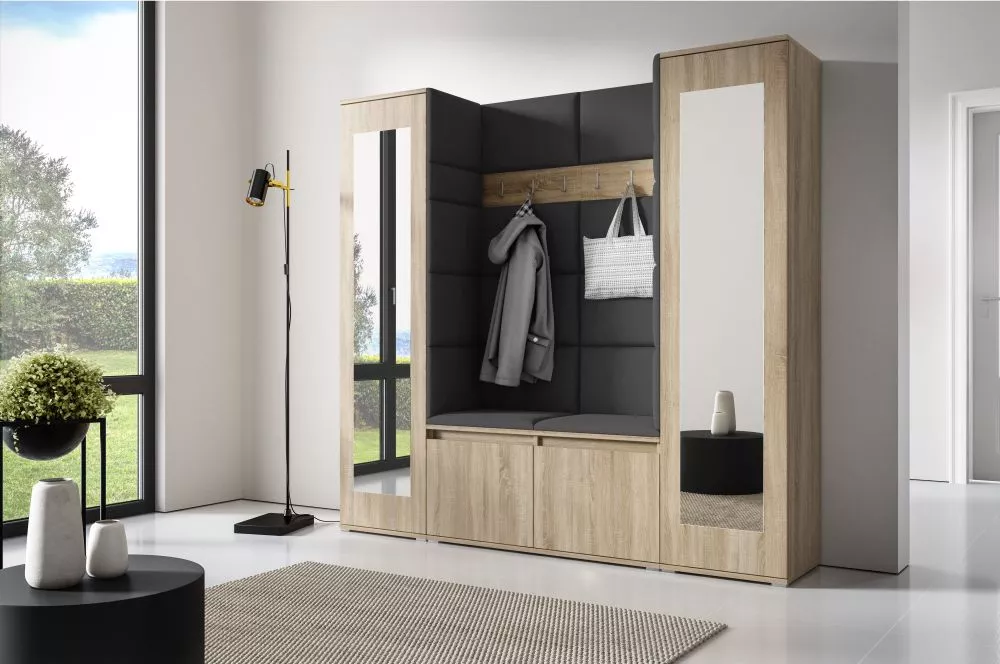 Apavu plaukts Emi 31 Trinity Korpusa krāsa: sonoma, · 190 × 185 × 40 cm