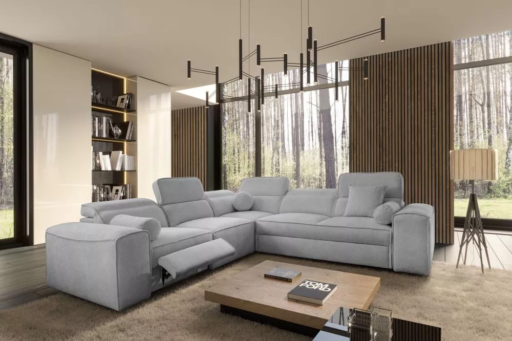 Dīvāns Viteo 3 Mix Standard · Pelēks · 276 × 278 × 70 cm
