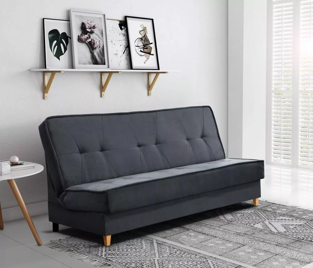 Dīvāns Riva Sofa Standard · Tumši pelēks · 91 × 192 × 94 cm
