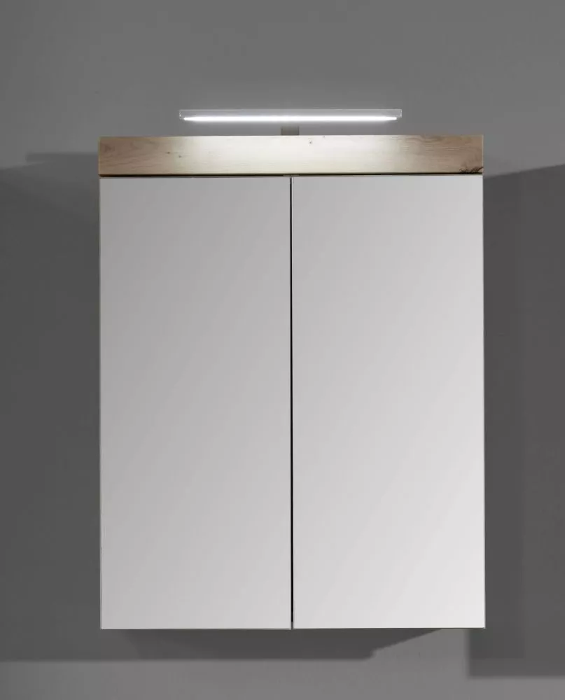 Vannas istabas skapītis Amanda 03 ar LED · 60 × 77 × 17 cm