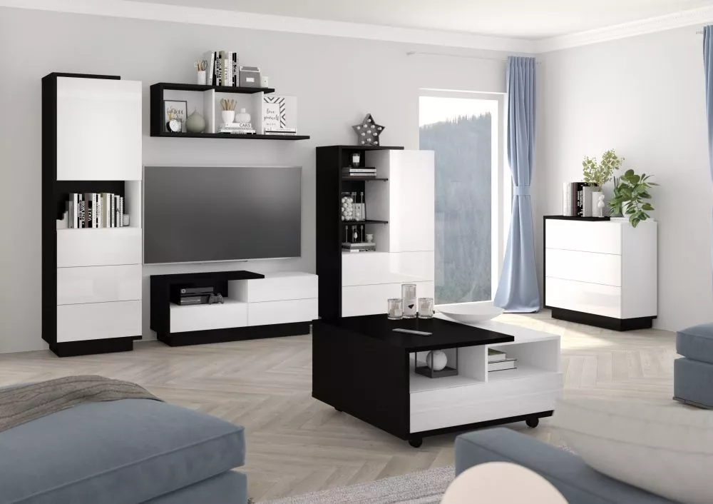 Sekcija Hybrid Z-1 Korpusa krāsa: melns, · 40 × 191 cm