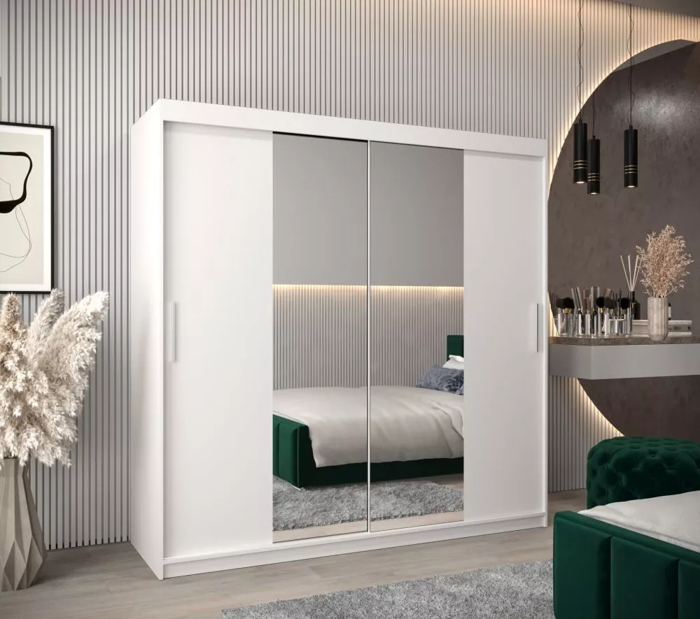 Skapis Tokyo 1 · Balts · 200 × 62 × 200 cm